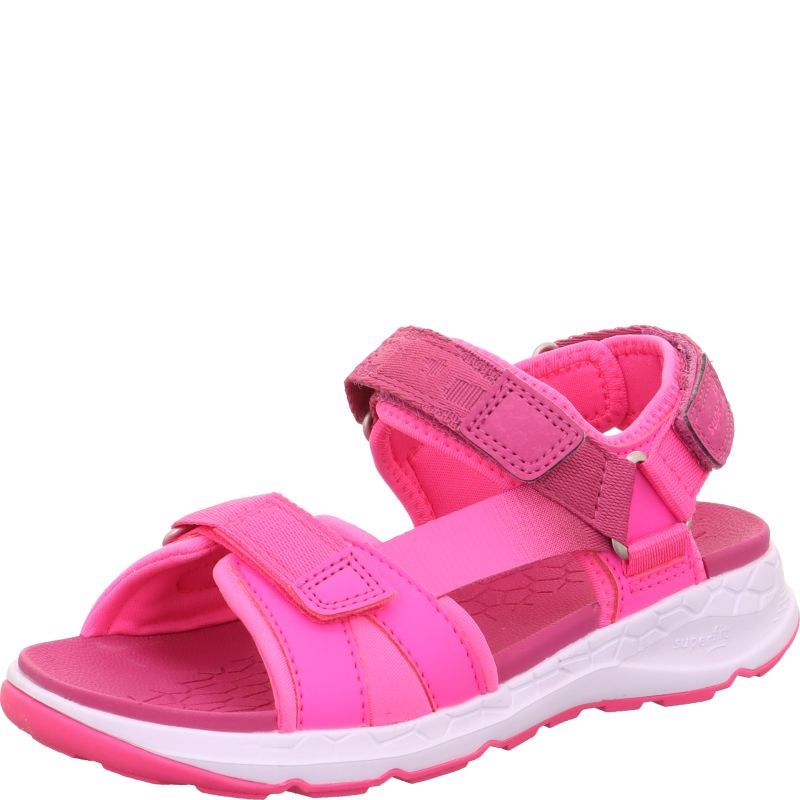 Superfit CRISS CROSS Sandal - Material: TextilSonstigesMaterial in Pink