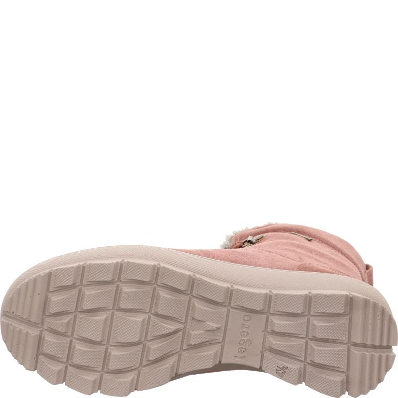 Legero NOVARA Damen Schnürboots - Material: Leder in Rosa