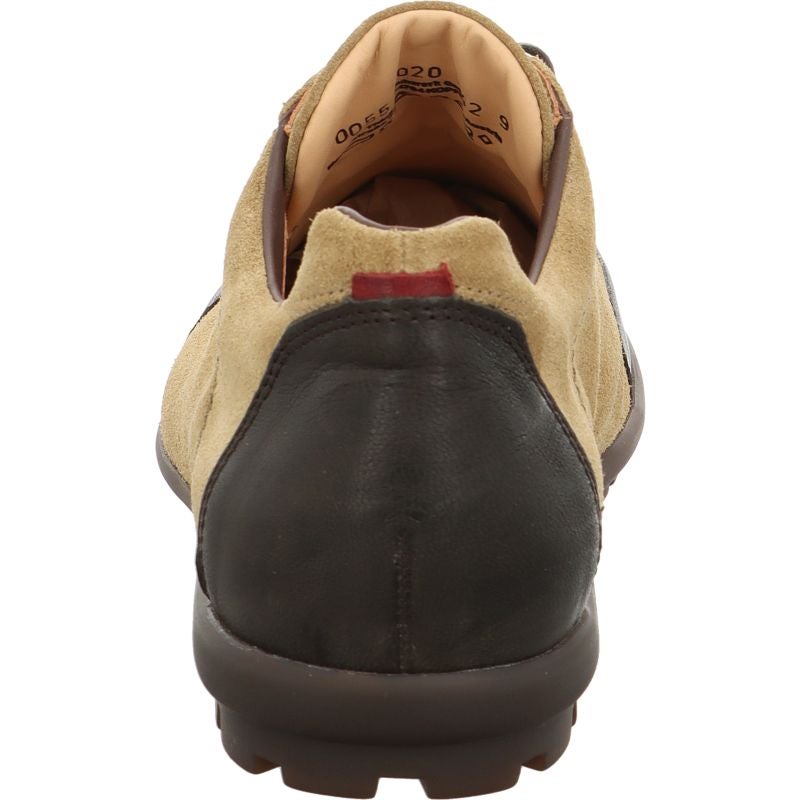 Think KONG HERREN Lace up shoe - Material: Leather in Beige