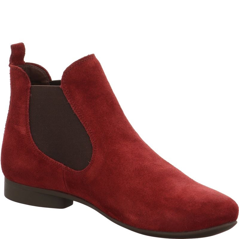 Think GUAD2 Chelsea boot - Material: Leather in Red
