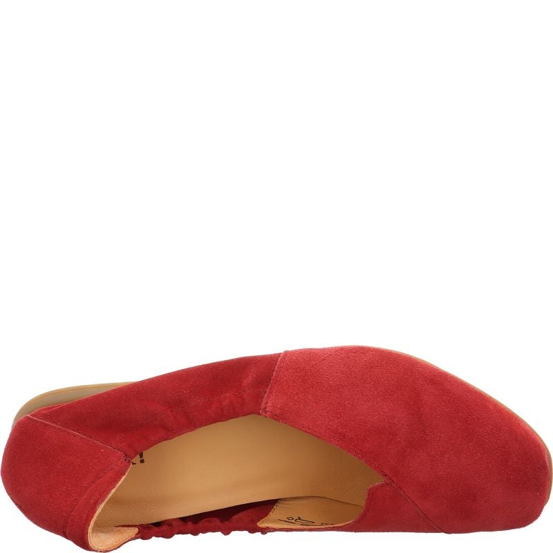Think GAUDI Woman Ballerina - Material: Leather in Red