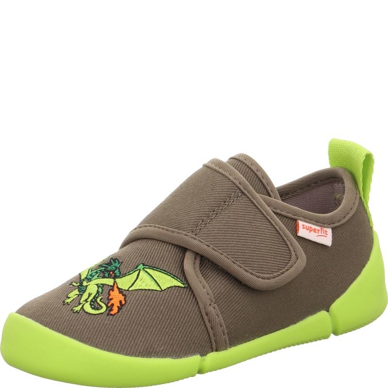 Superfit VENTI Jungen Hausschuh - Material: Textil in Grün