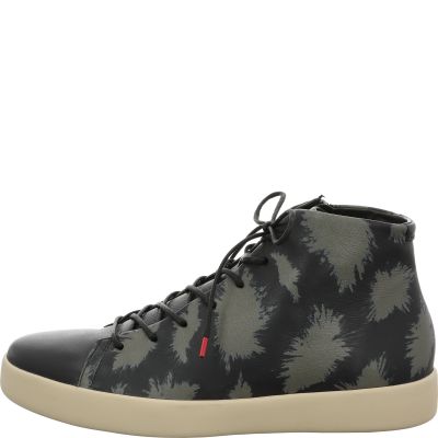 Think! JOEKING Herren Sneaker high - Material: Leder in Schwarz