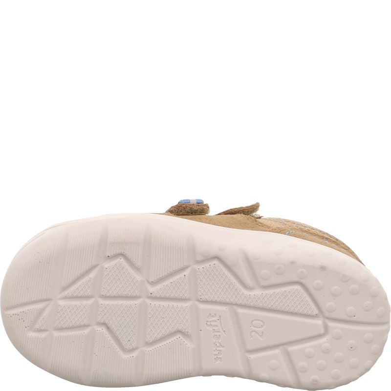 Superfit WHALEY Boys Sneakers high - Material: Leather/Textil in Brown
