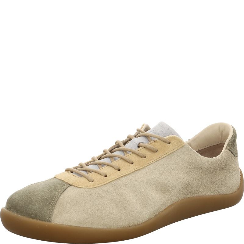 Think HAPPAT Sneakers low - Material: Leather in Beige