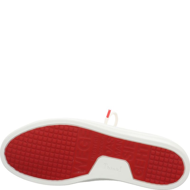 Think! KUMI Damen Sneaker low - Material: Leder in Weiß