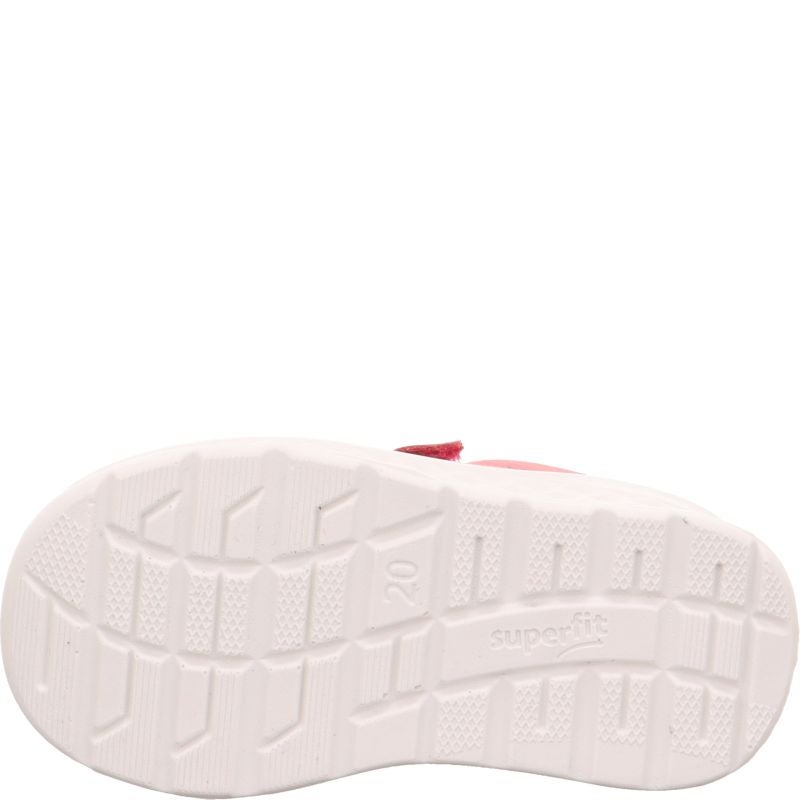 Superfit BREEZE Girls Sneakers low - Material: Leather in Rose