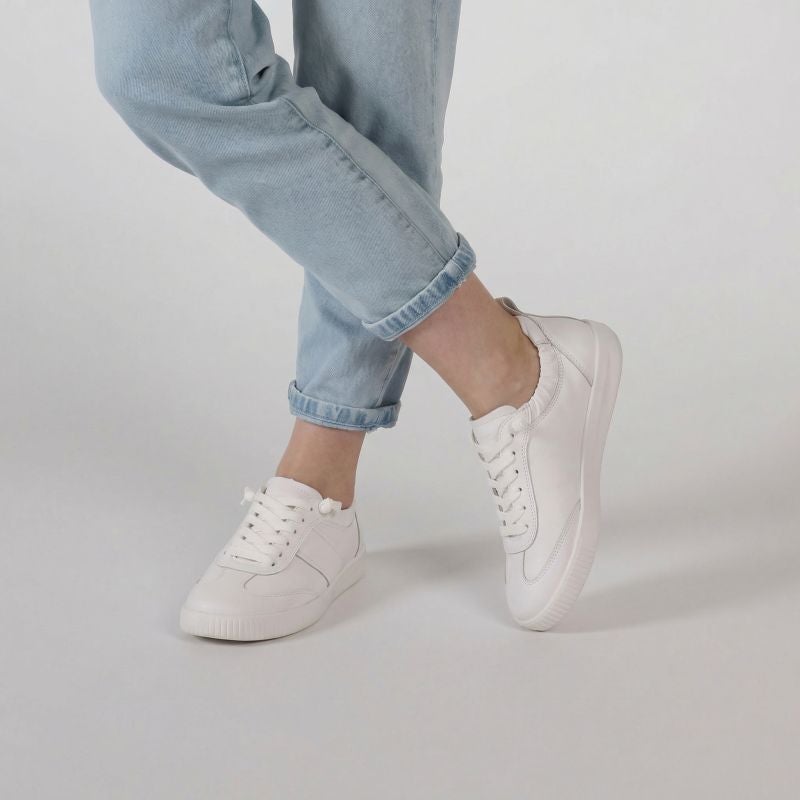 Legero SILENCE Woman Sneakers low - Material: Leather in White