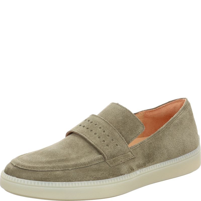 Think TURNA MEN Slipper - Material: Leather in Olive