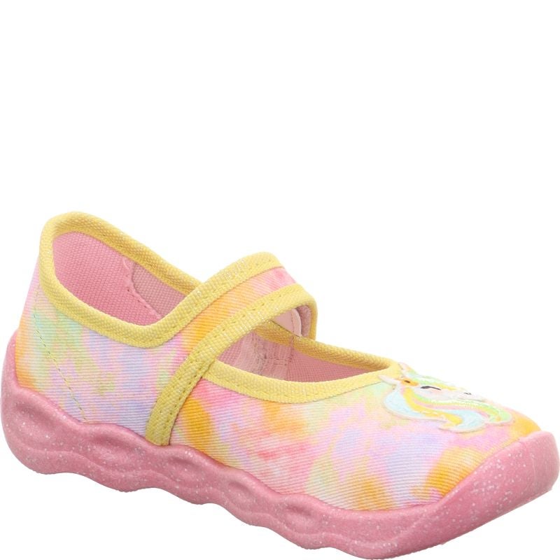 Superfit BUBBLE Girls Slipper - Material: Textile in Yellow