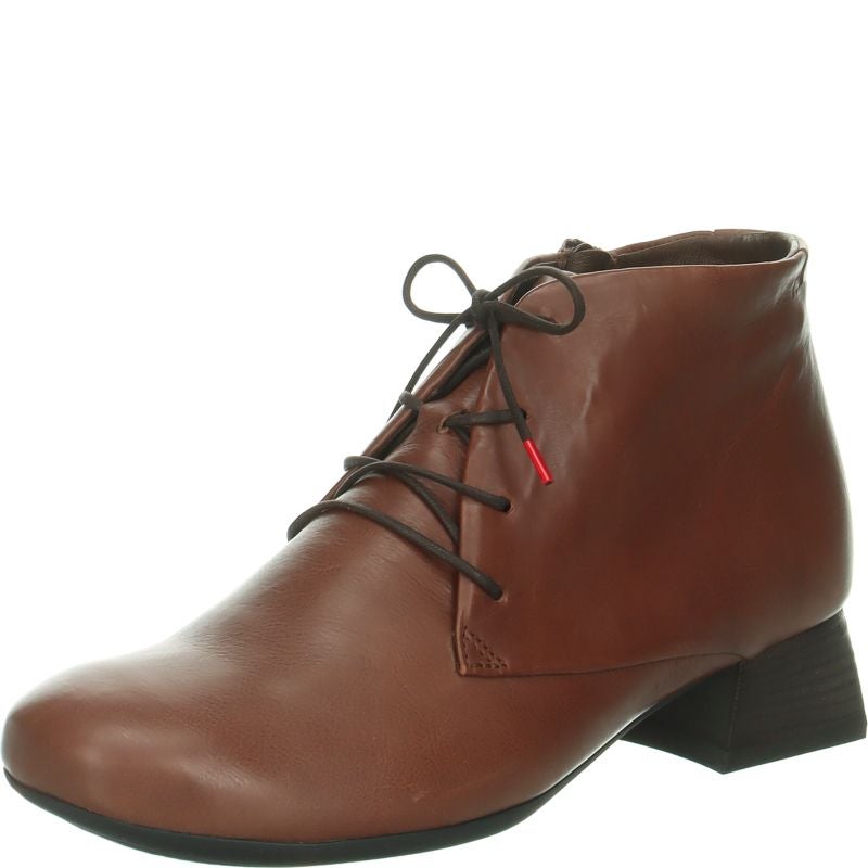 Think! DELICIA Damen Stiefelette - Material: Leder in Braun