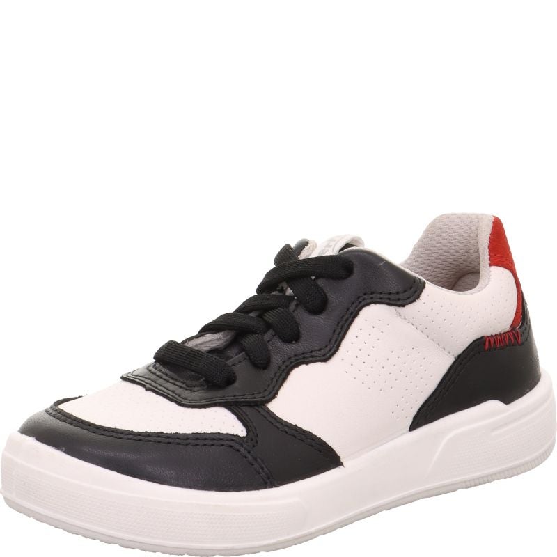Superfit MAVERICK Sneaker low - Material: Leder/Textil in Schwarz