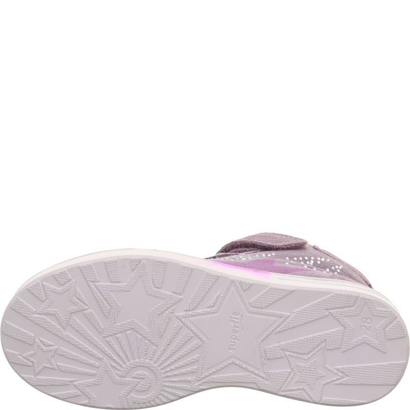 Superfit STELLA Mädchen Sneaker high - Material: Leder/Textil in Lila