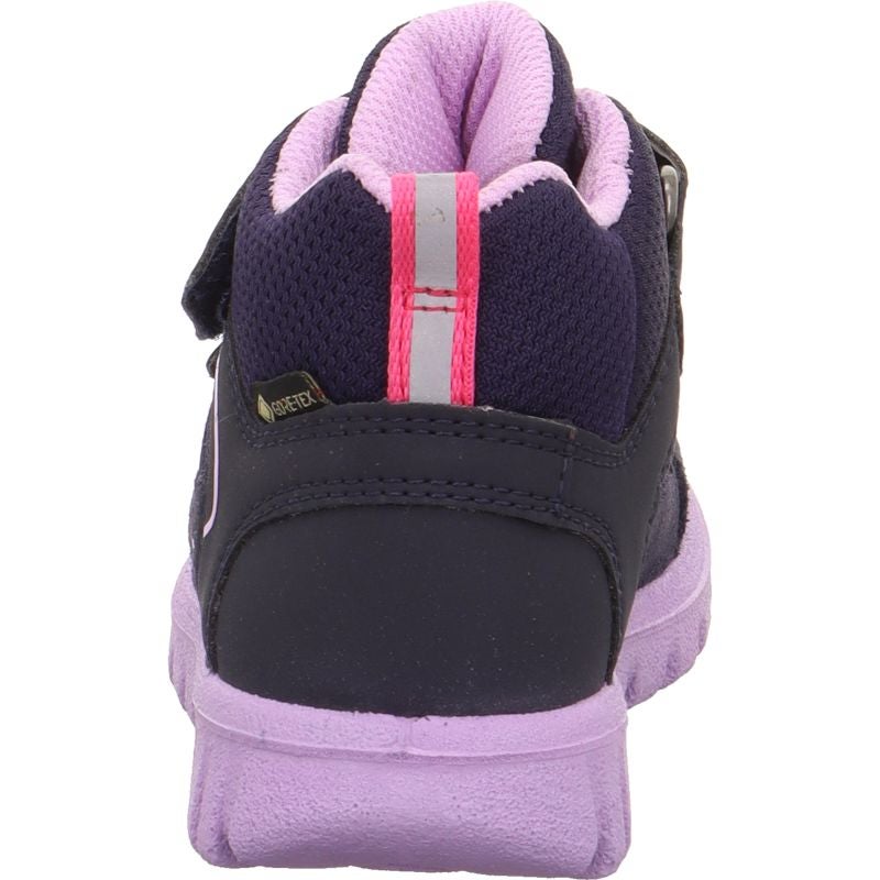 Superfit SPORT7 MINI Sneakers high - Material: Leder/Sonstiges Material/Texti in Blue
