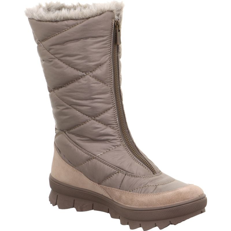 legero NOVARA Damen Stiefel - Material: Leder/Textil in Beige