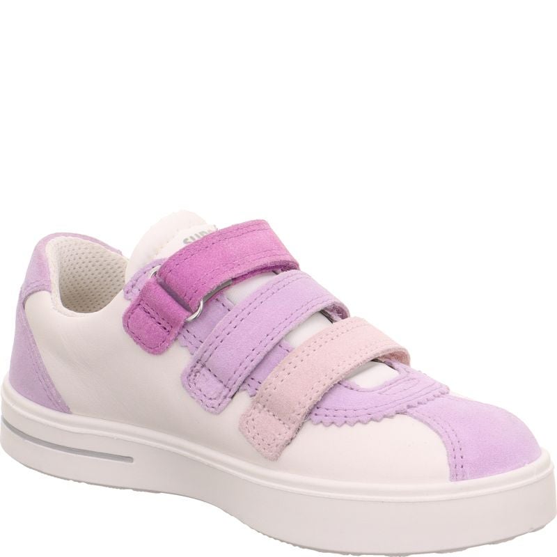 Superfit STELLA Sneaker low - Material: Leder/Sonstiges Material/Textil in Lila