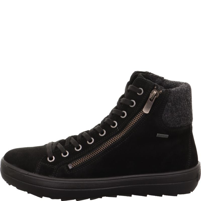 Legero MIRA Woman Sneakers high - Material: Leather/Textil in Black