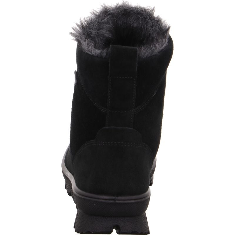legero NOVARA Damen Schnürboots - Material: Leder in Schwarz