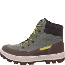 superfit TEDD Jungen Boots - Material: Leder/Textil in Grün