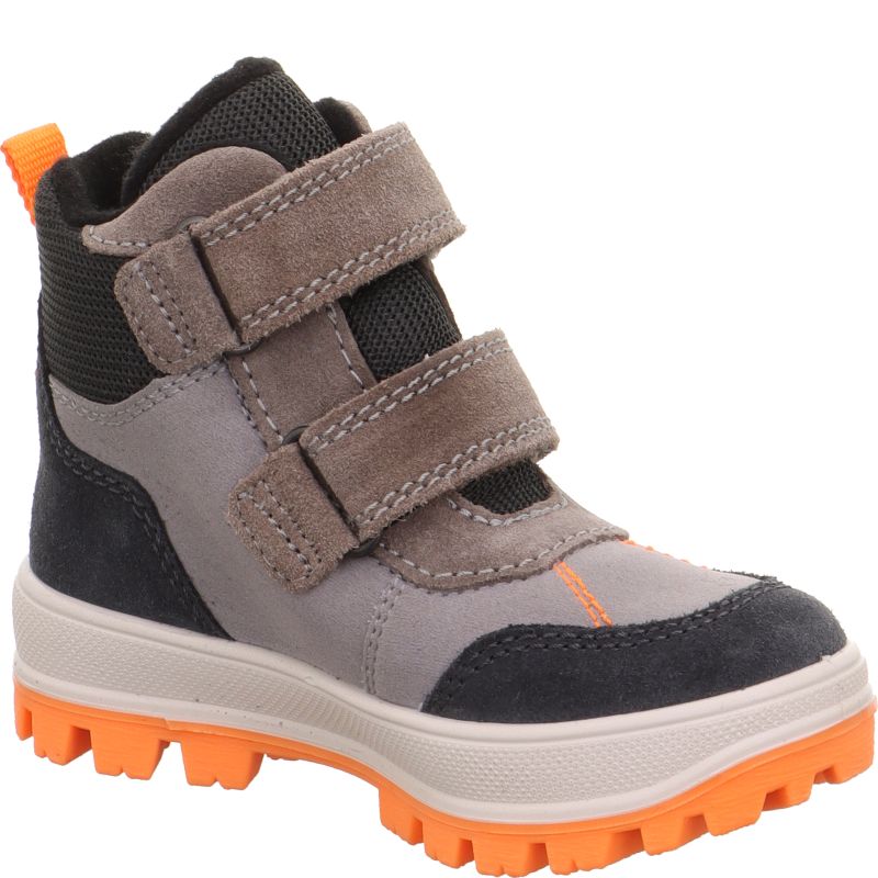 Superfit TEDD Jungen Boots - Material: Leder/Sonstiges Material/Textil in Grau