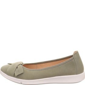 Legero LUCCA Woman Ballerina - Material: Leather in olive