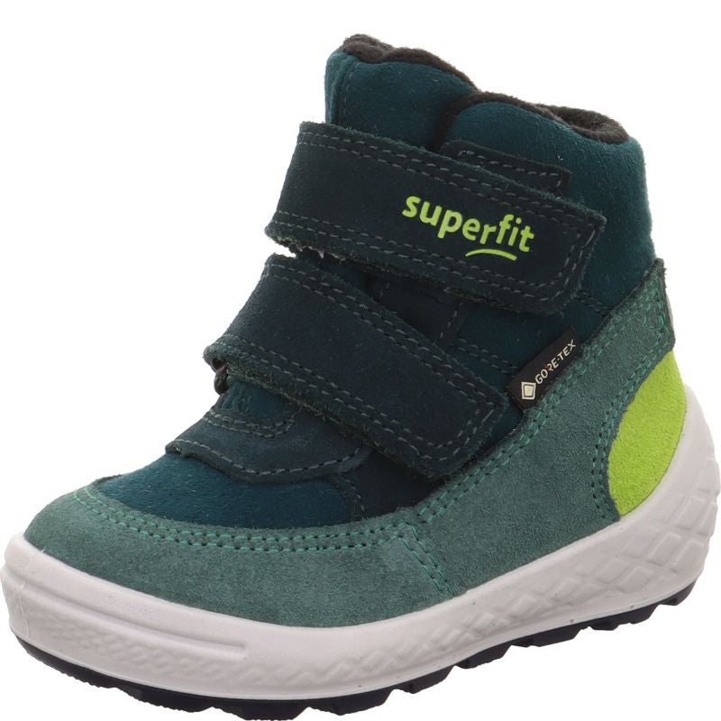 Superfit GROOVY 2.0 Boys Boot - Material: Leather/Textil in Green