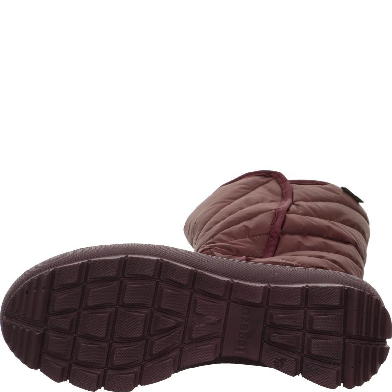 Legero NOVARA Damen Stiefelette - Material: Leder/Textil in Rot