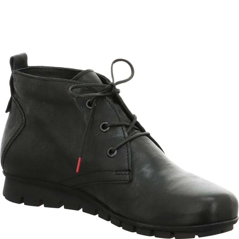 Think! MENSCHA Damen Ankle Boots - Material: Leder in Schwarz