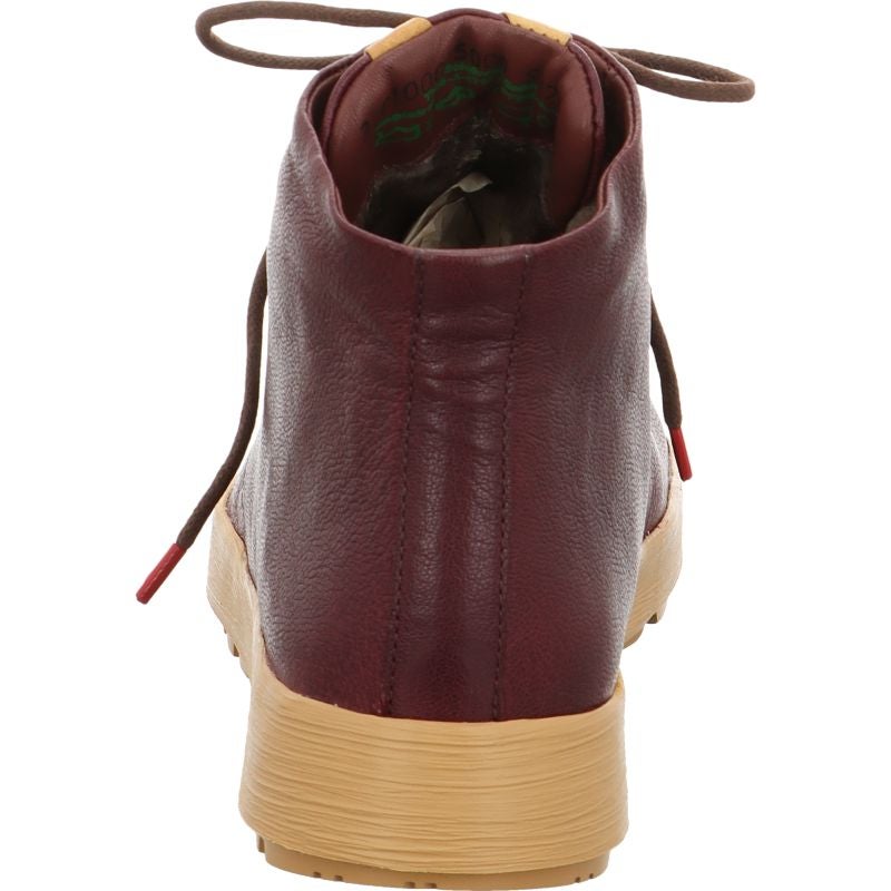 Think! COMODA Damen Ankle Boots - Material: Leder in Rot