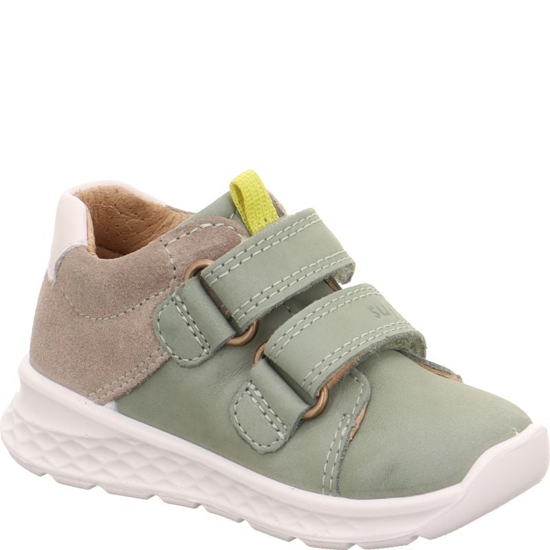 Superfit BREEZE Jungen Sneaker low - Material: Leder in Grün