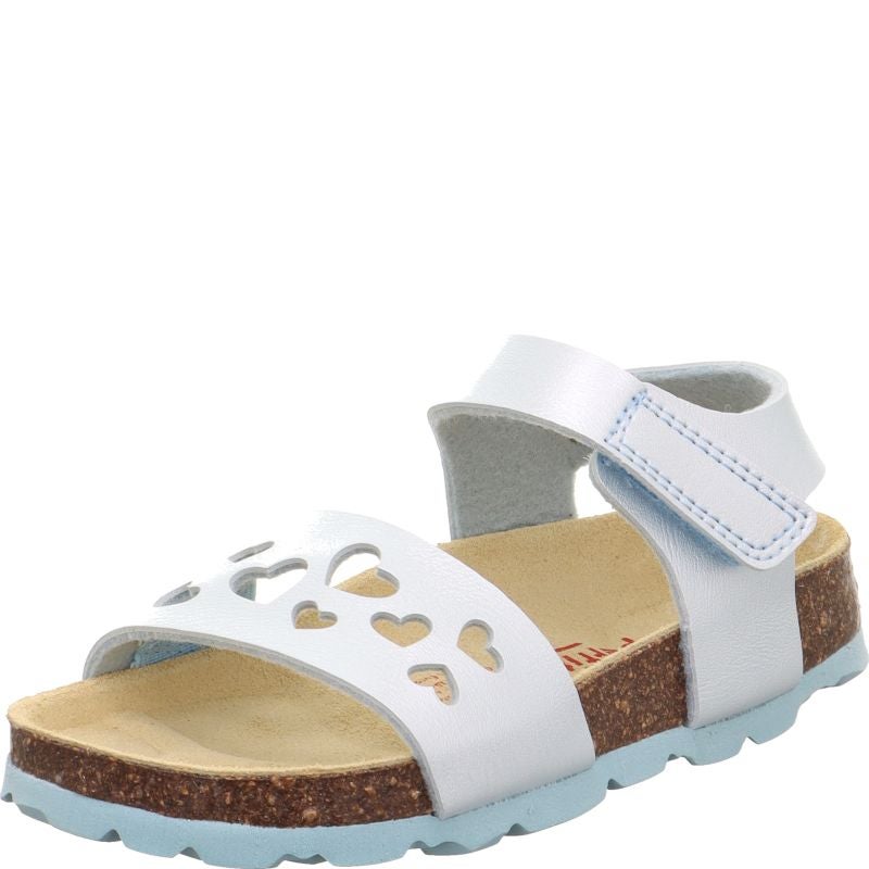 Superfit FUSSBETTPANTOFFEL Girls Sandal - Material: Sonstiges Material in Blue