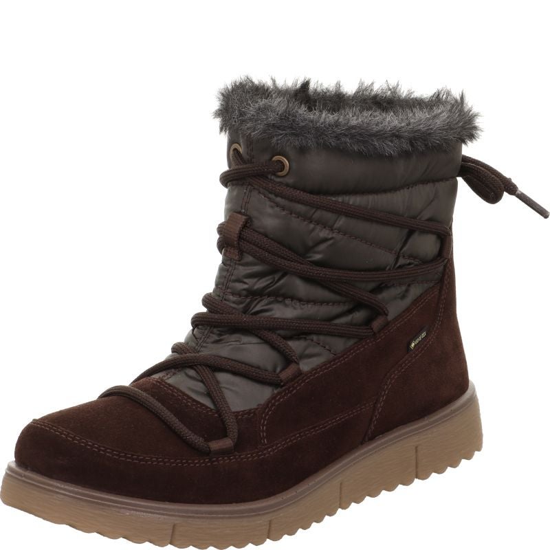 Legero CAMPANIA Damen Stiefelette - Material: Leder/Textil in Braun