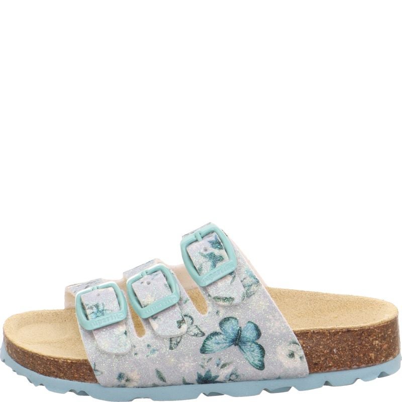 Superfit FUSSBETTPANTOFFEL Girls Slipper - Material: Sonstiges Material in Blue