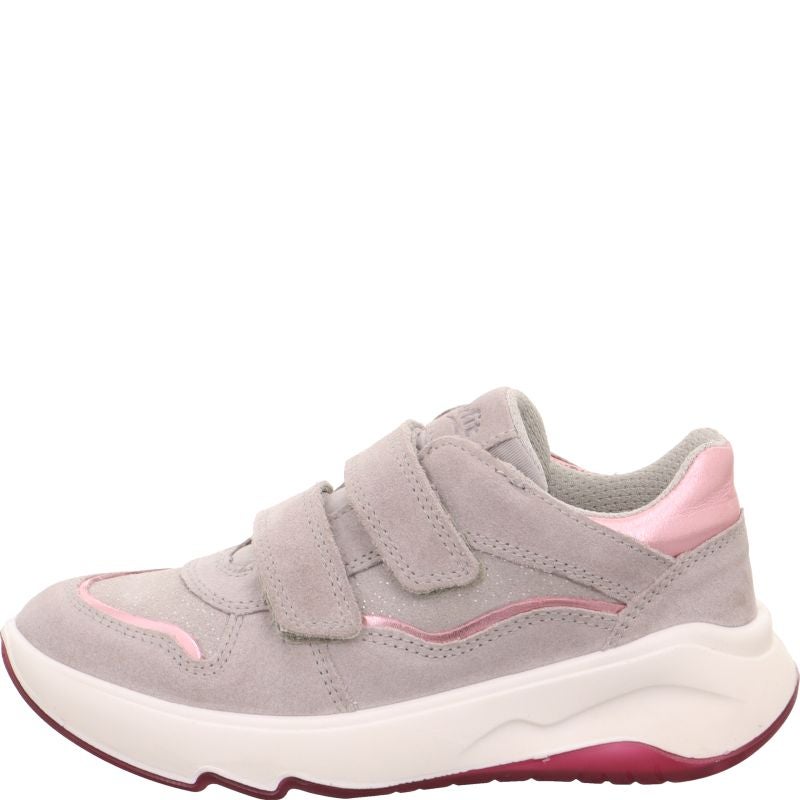 Superfit MELODY Girls Sneakers low - Material: Leather/Textil in Grey