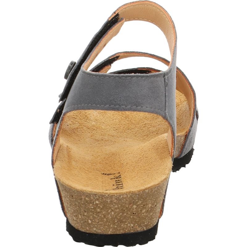 Think! DUMIA Damen Riemchensandale - Material: Leder in Grau