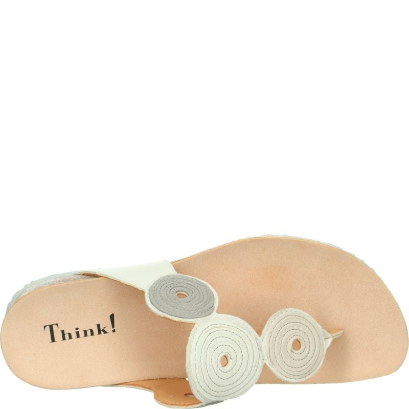 Think JULIA DAMEN Woman Mules - Material: Leather in White