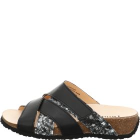 Think! MIZZI Damen Pantolette - Material: Leder in Schwarz