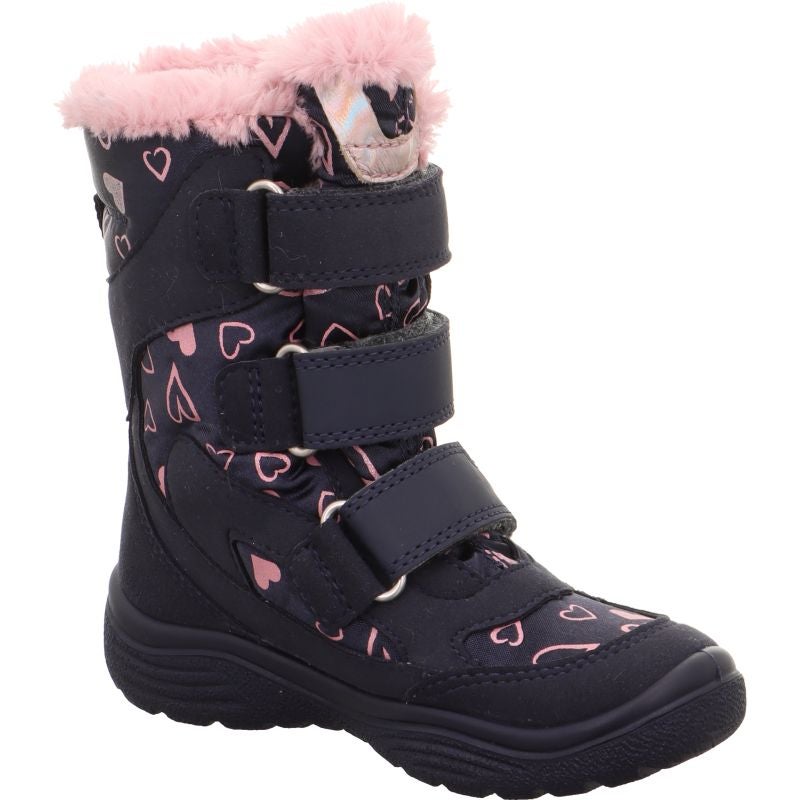 Superfit CRYSTAL Girls Boot - Material: Leder/Sonstiges Material/Texti in Blue