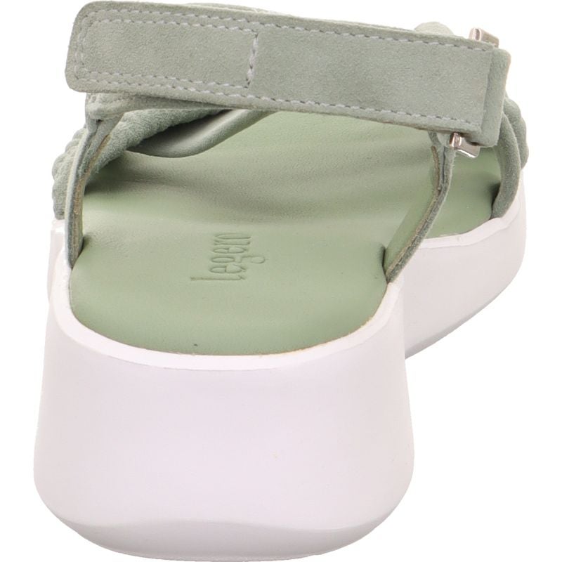 Legero EASY Damen Sandale - Material: Leder in Grün
