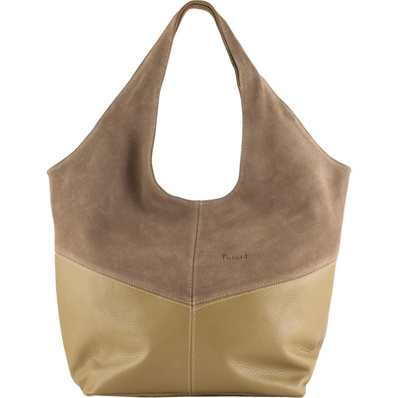 Think! THINK! BAG Damen Tasche - Material: Leder in Grün