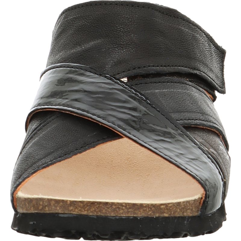 Think MIZZI DAMEN Mules - Material: Leather in Black