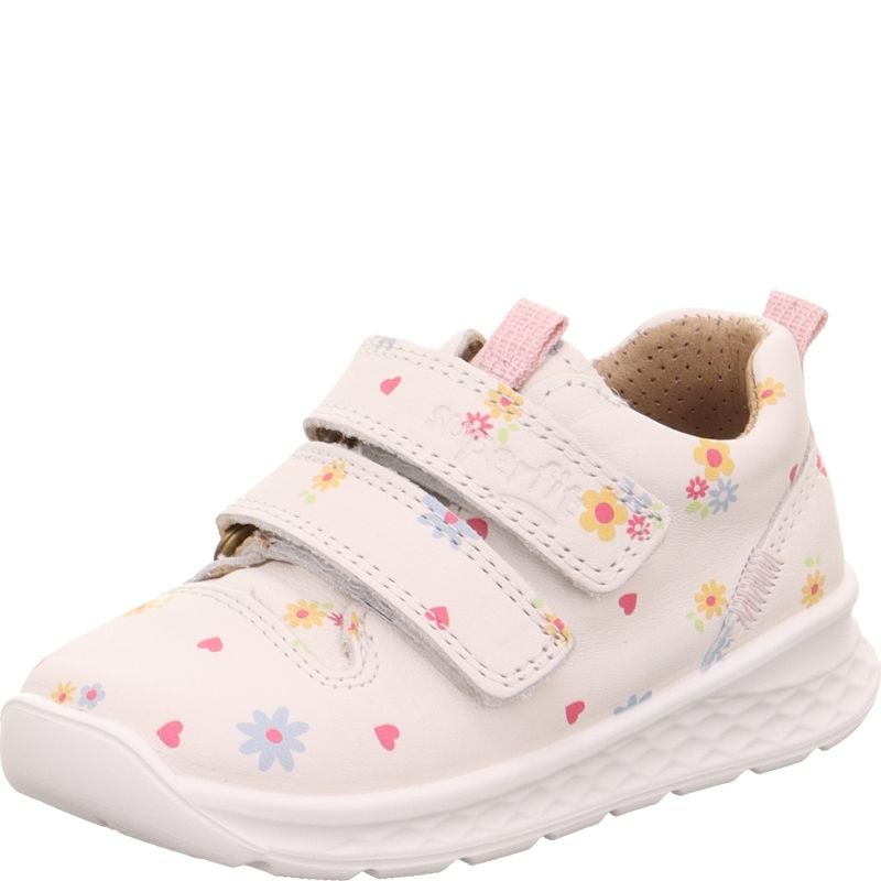 Superfit BREEZE Sneaker high - Material: Leder in Weiß