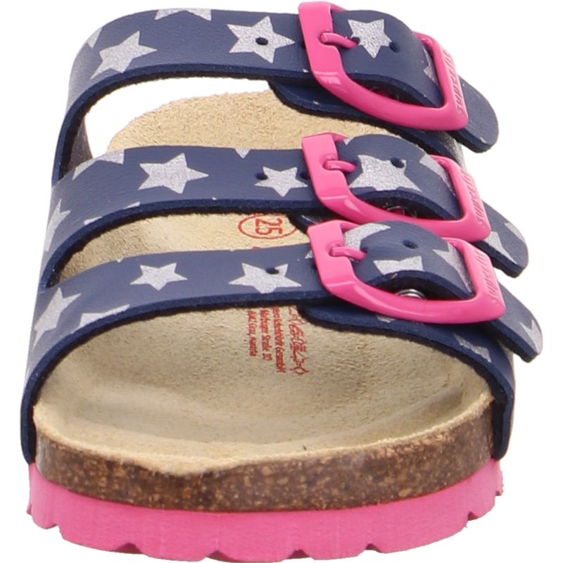 Superfit FUSSBETTPANTOFFEL Girls Slipper - Material: Sonstiges Material in Blue