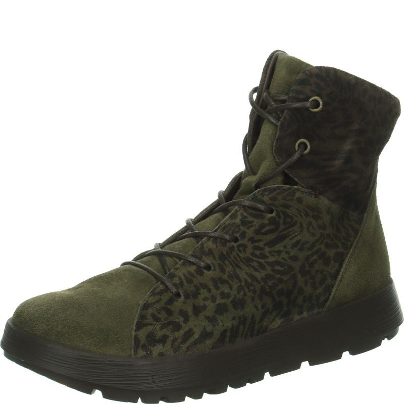 Think! COMODA Damen  - Material: Leder in Oliv
