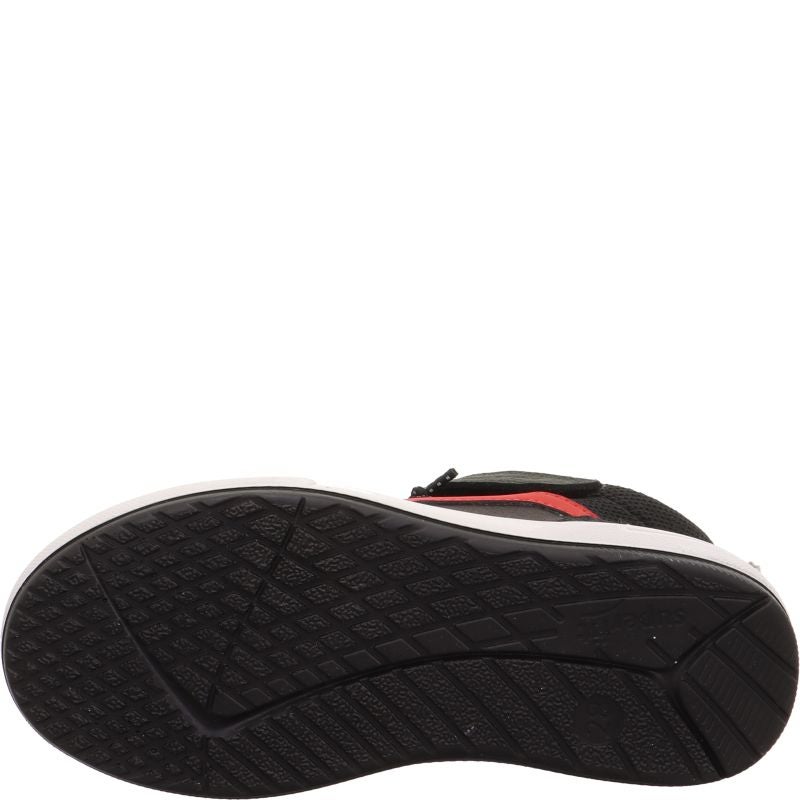 Superfit MAVERICK Boys Sneakers high - Material: Leder/Sonstiges Material/Texti in Black