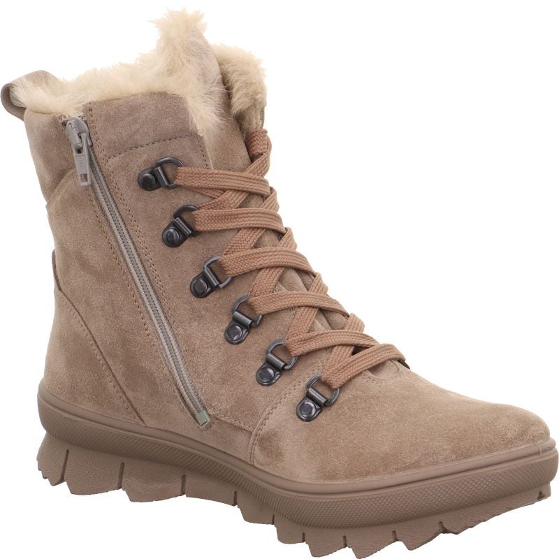 Legero NOVARA Damen Schnürboots - Material: Leder in Beige