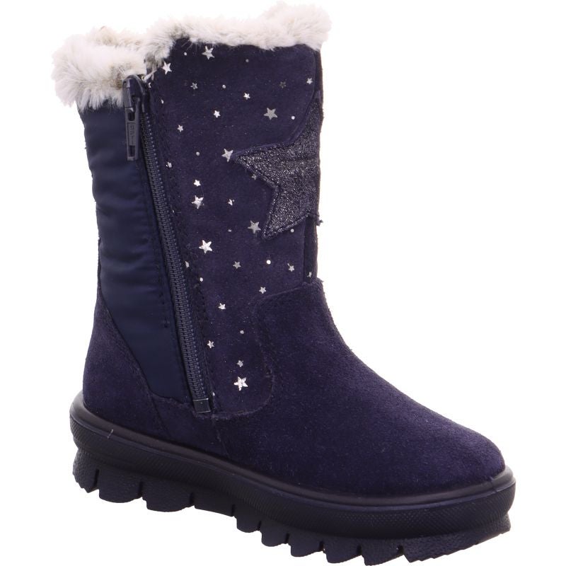 Superfit FLAVIA Girls Boot - Material: Leather/Textil in Blue