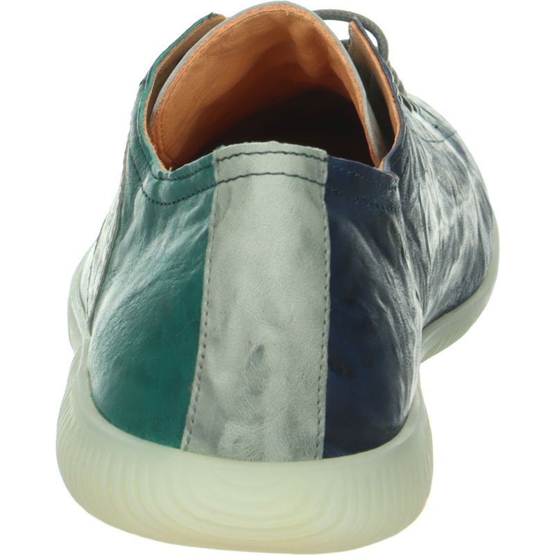 Think HAUKI HERREN Men Sneakers low - Material: Leather in Blue