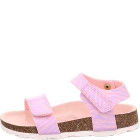 Superfit FUSSBETTPANTOFFEL Girls Sandal - Material: Sonstiges Material in Rose