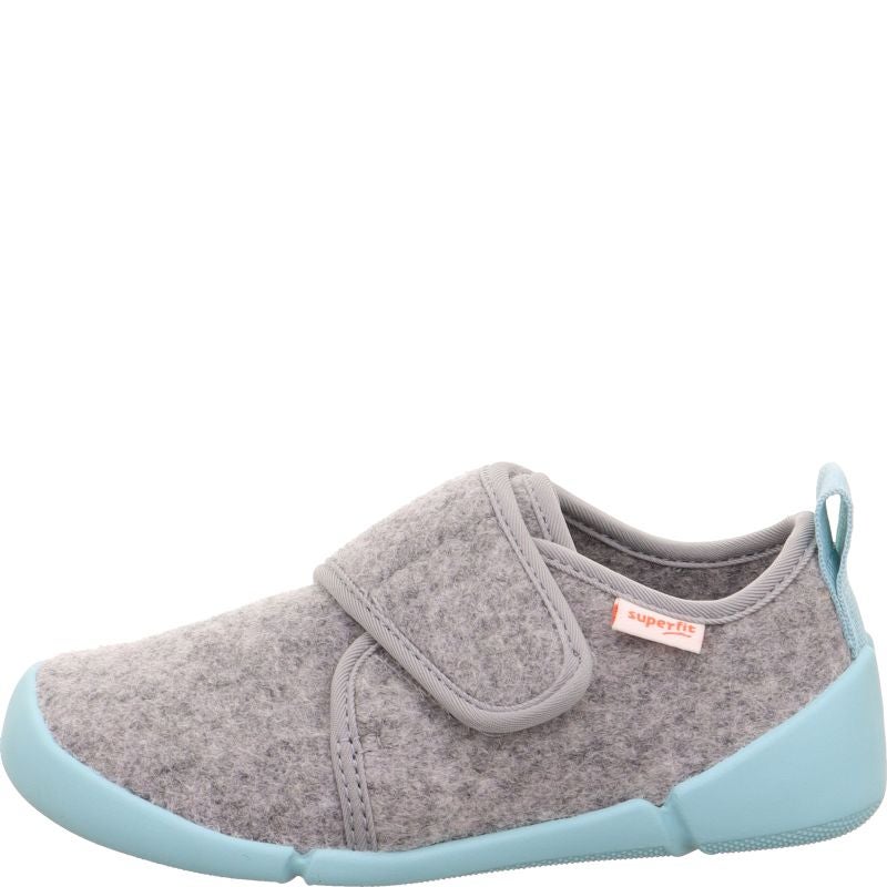 Superfit VENTI Mädchen Hausschuh - Material: Textil in Grau